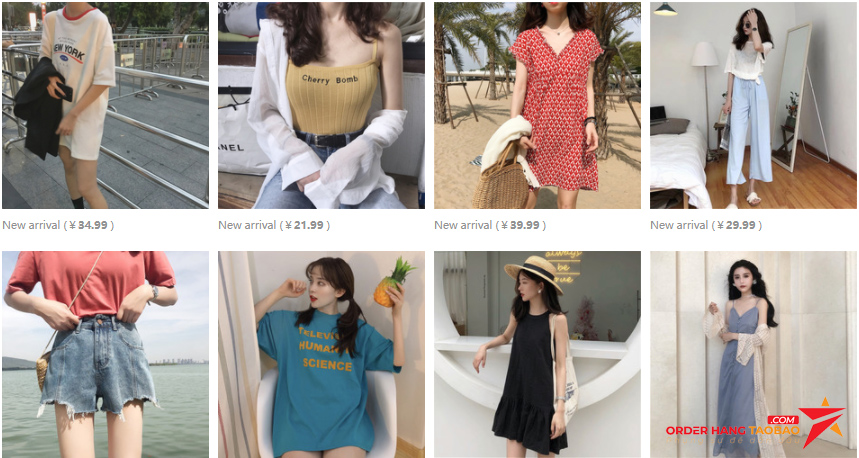 Quần áo ulzzang tại Taobao là cực kỳ đa dạng 