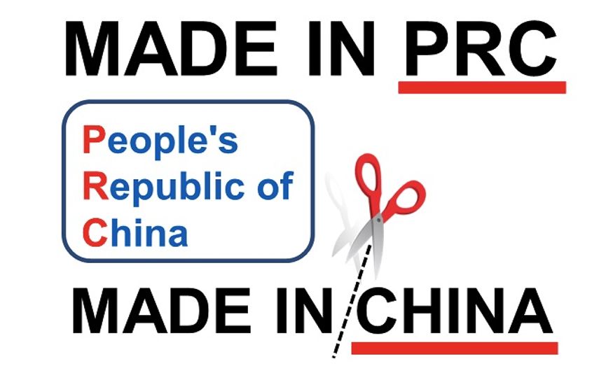 “Made in PRC” là hướng giải quyết nhằm đàn áp làn sóng tẩy chay hàng Trung Quốc