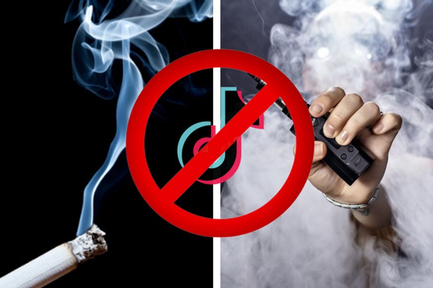  Thuốc lá và các sản phẩm từ thuốc lá đều bị cấm trên Tik Tok Shop