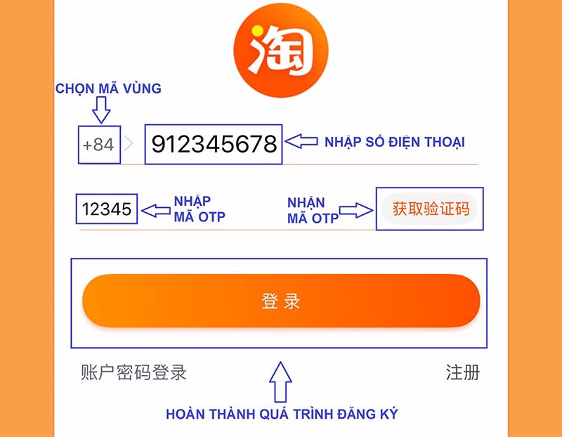 Cách đặt hàng Taobao về Việt Nam