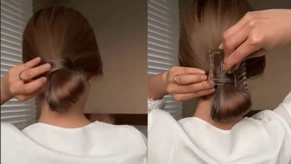 Kẹp tóc càng cua là một phụ kiện tóc phổ biến để kẹp tóc