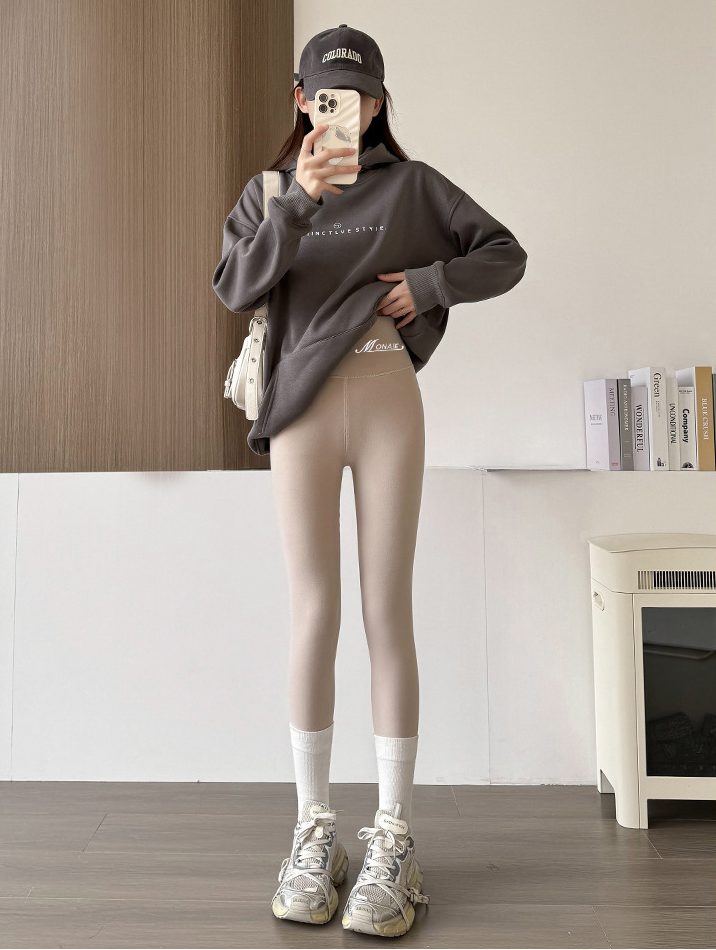 Quần legging nữ cạp cap lót nhung form nhỏ