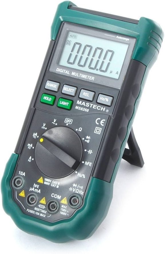 Review những chiếc đồng hồ đo điện Trung Quốc tốt nhất hiện nay 6 Kiểm tra điện áp dễ dàng với Mastech MS8268