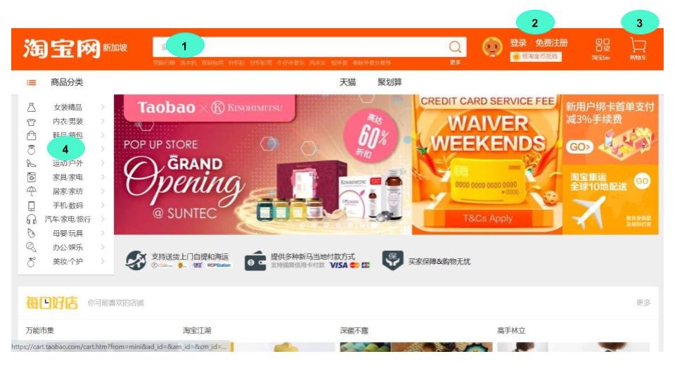 Taobao ship những nước nào