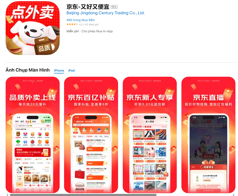 app mua hàng Trung Quốc