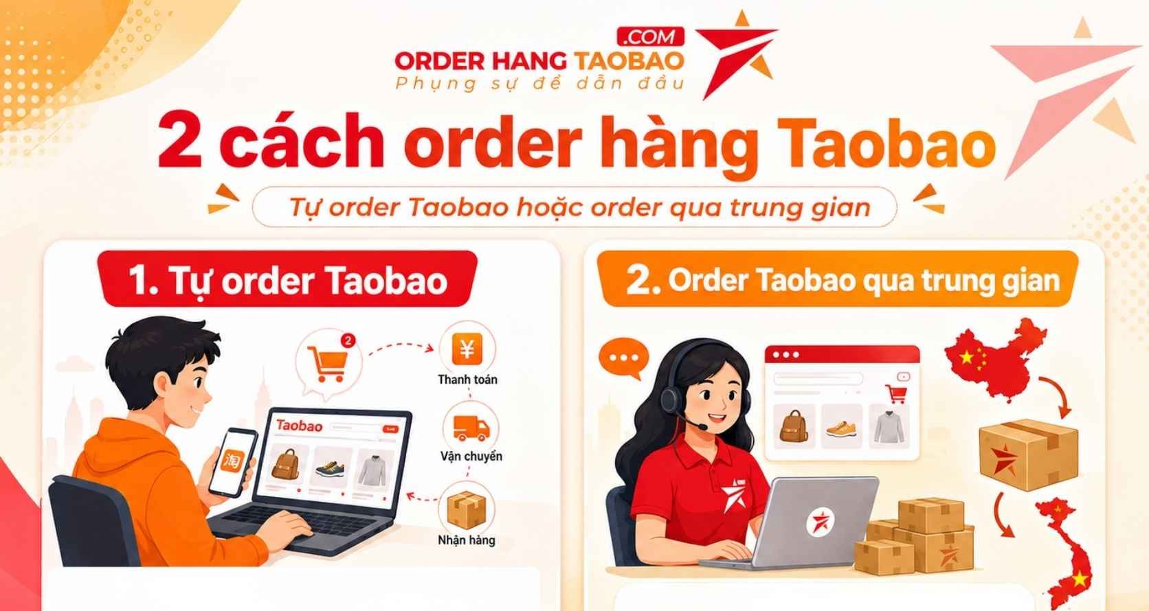 Kinh nghiệm Order Taobao giá rẻ cho người mới 6 2 cách order hàng taobao