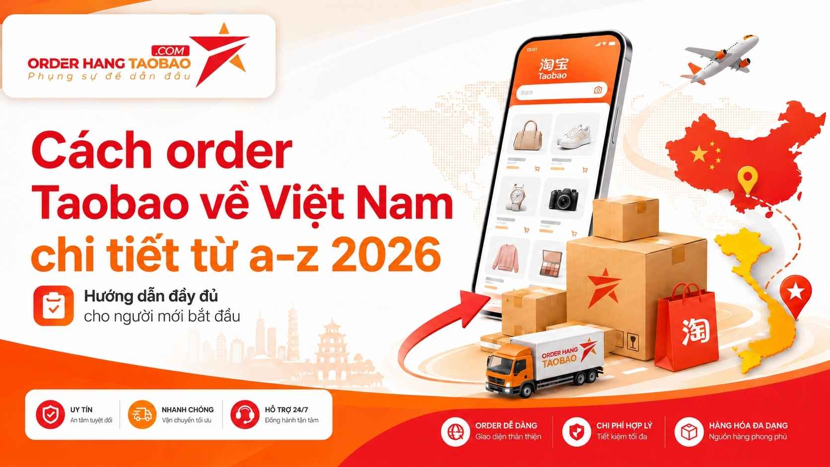 Cách order taobao về việt nam