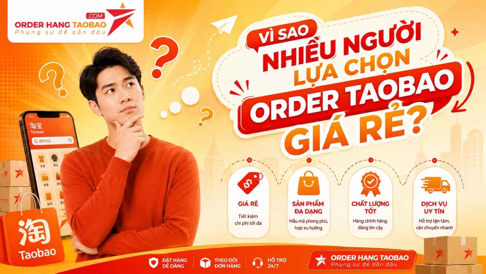 Kinh nghiệm Order Taobao giá rẻ cho người mới 5 vì sao nhiều người lựa chọn order taobao giá rẻ