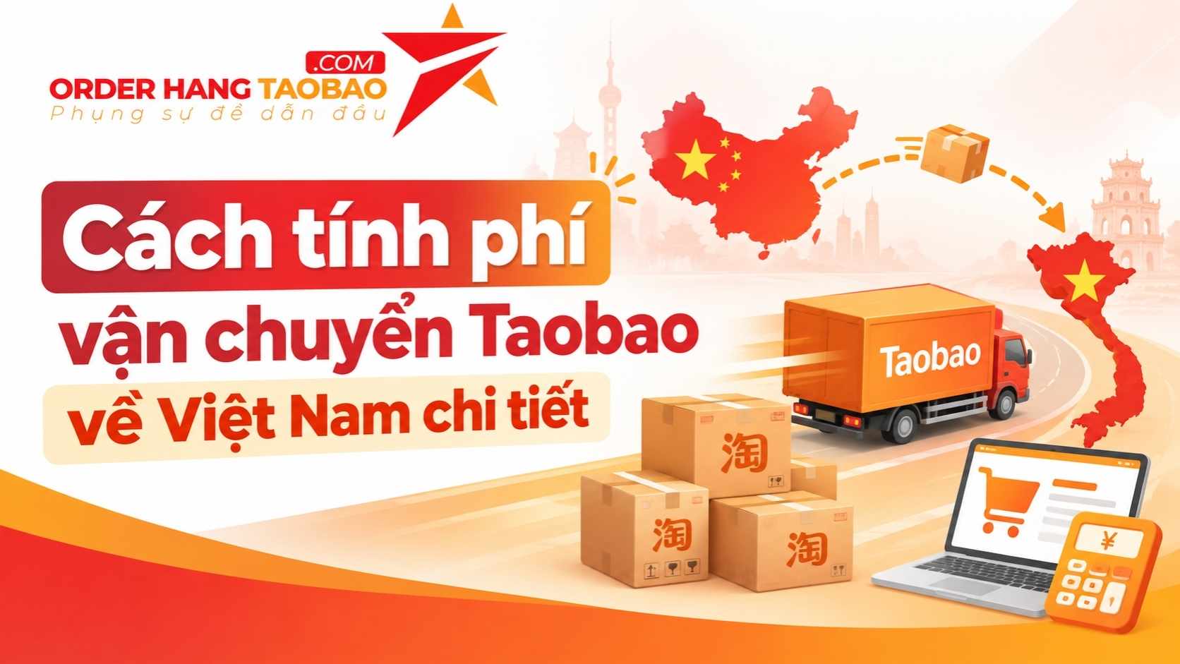 Cách tính phí vận chuyển Taobao về Việt Nam