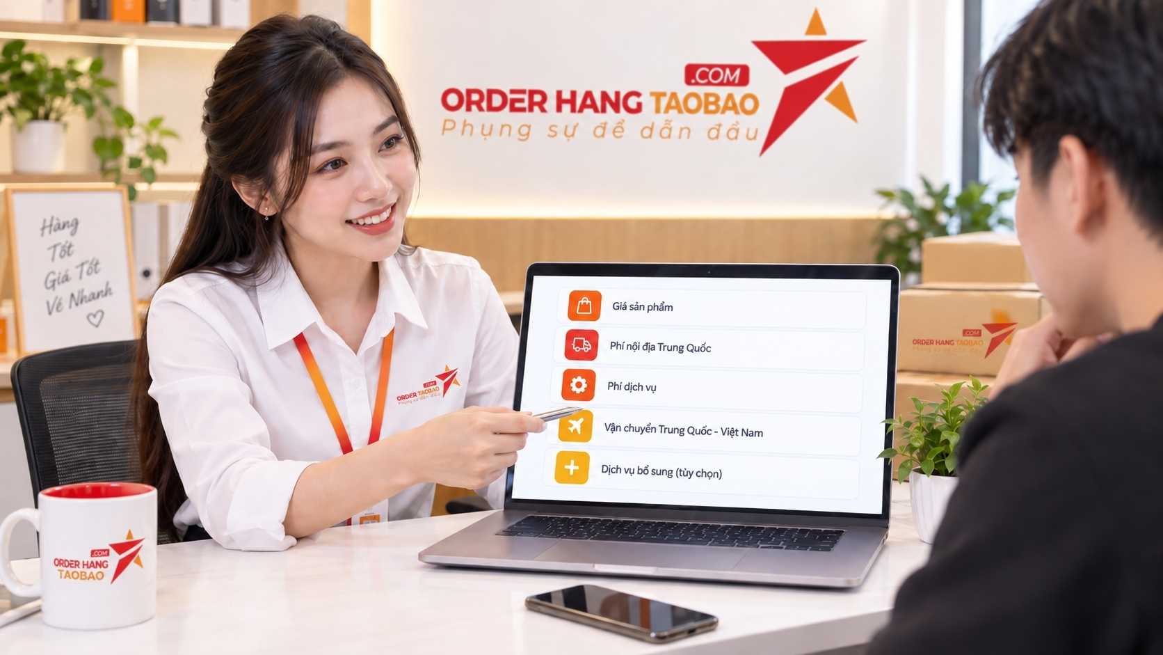Cách nhận biết dịch vụ order hàng Taobao uy tín? 13 Công khai cách tính phí thay vì chỉ báo một con số tổng
