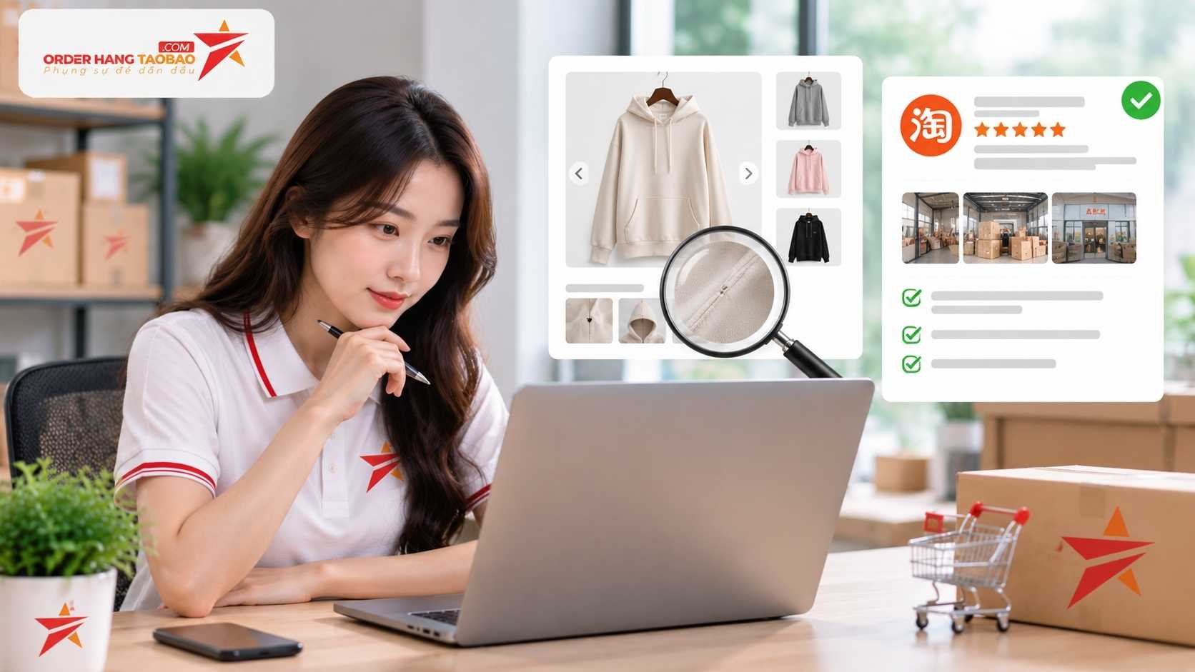 Cách nhận biết dịch vụ order hàng Taobao uy tín? 15 Hỗ trợ kiểm tra sản phẩm và nhà bán trước khi mua