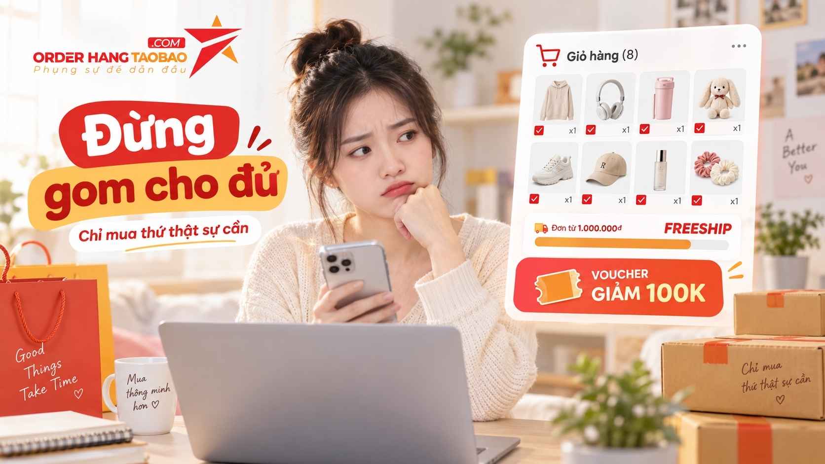 Đặt hàng Taobao mùa sale: Cần lưu ý gì để tránh mua nhầm? 17 Không nên “gom cho đủ” chỉ vì muốn tận dụng ưu đãi