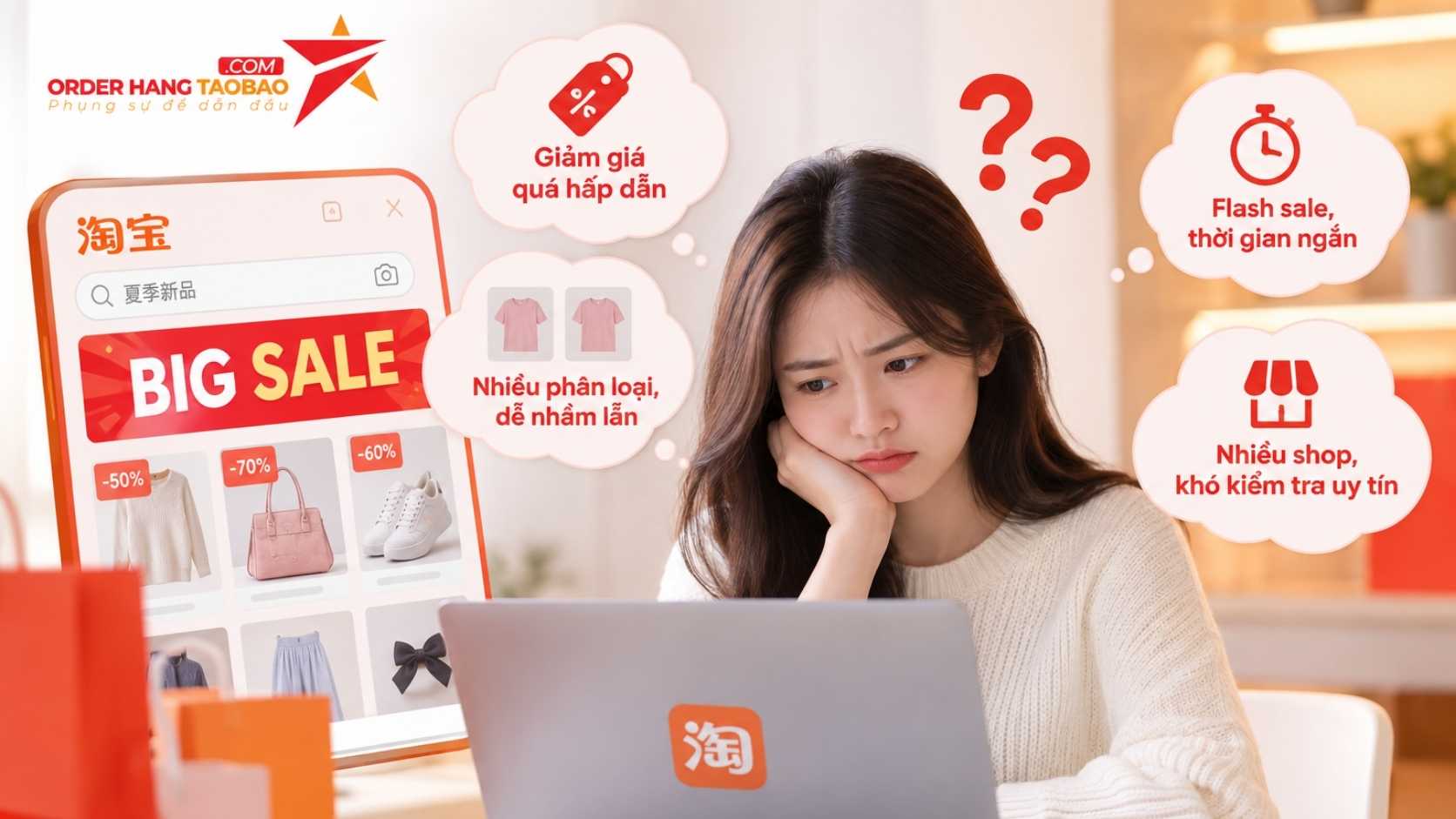 Đặt hàng Taobao mùa sale: Cần lưu ý gì để tránh mua nhầm? 10 Vì sao đặt hàng Taobao vào mùa sale dễ mua nhầm hơn