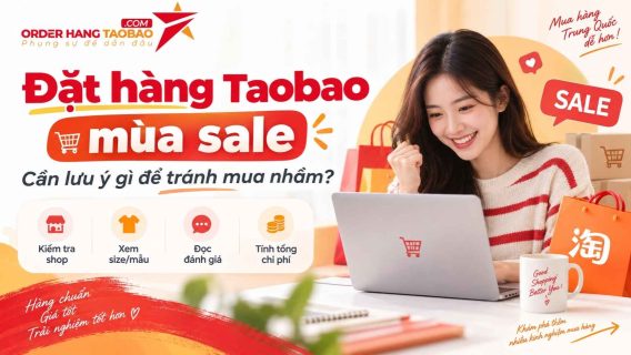 đặt hàng taobao mùa Sale