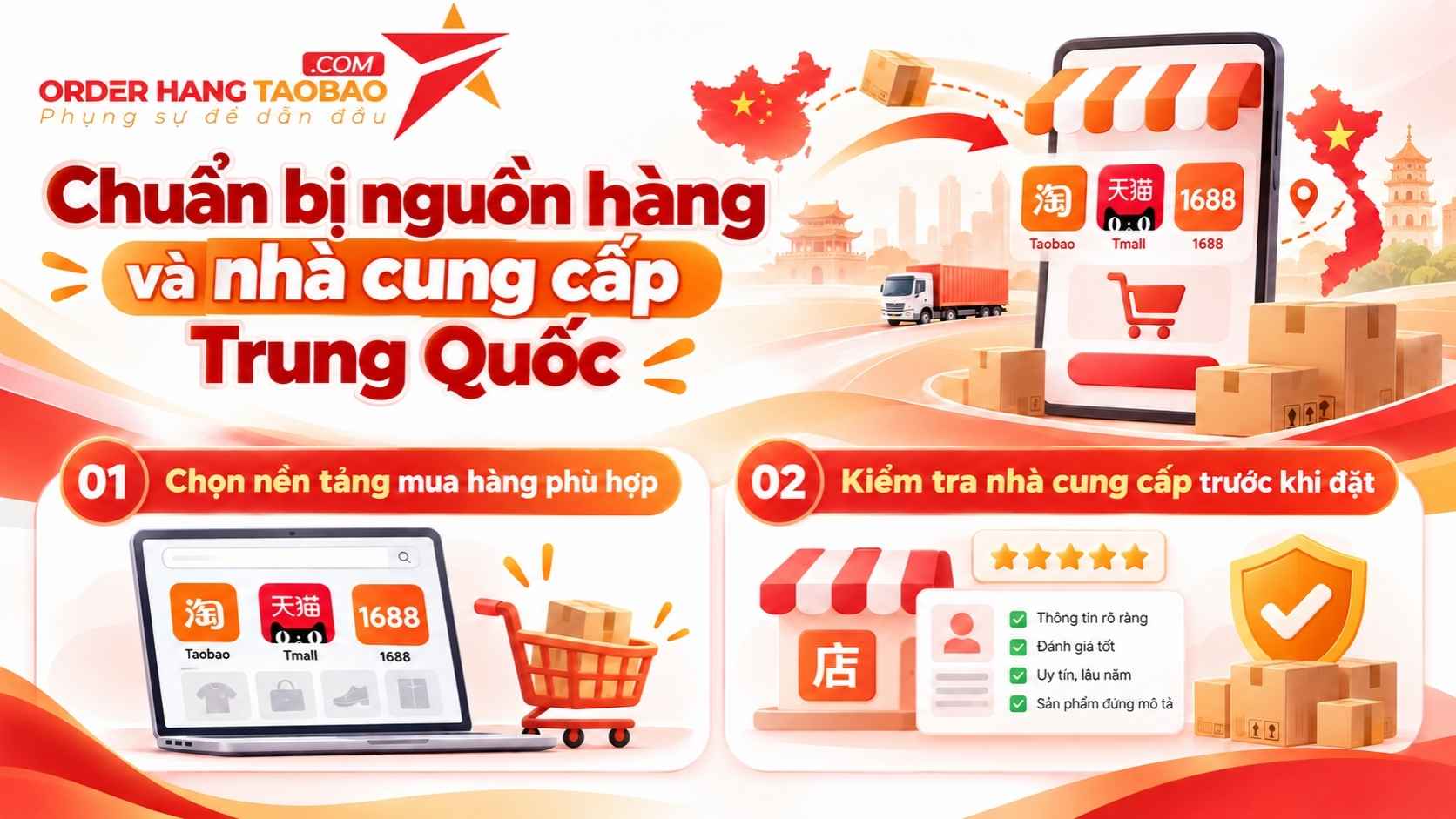 Nhập hàng Trung Quốc về Việt Nam cần chuẩn bị những gì? 5 Chuẩn bị nguồn hàng và nhà cung cấp Trung Quốc