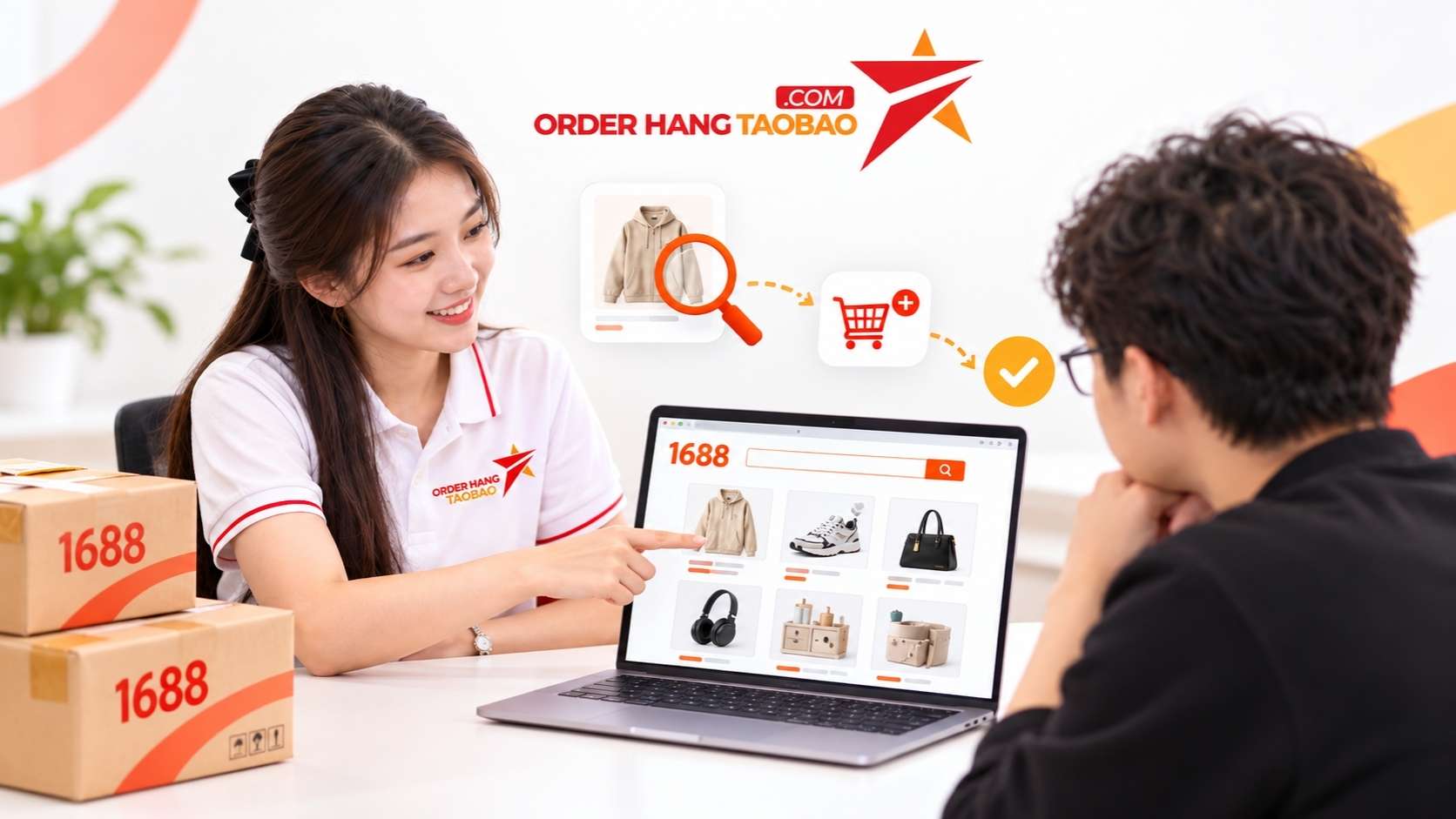 Dịch vụ mua hộ 1688 tại Orderhangtaobao hỗ trợ những gì? 11 Hỗ trợ tìm kiếm và đặt mua sản phẩm trên 1688