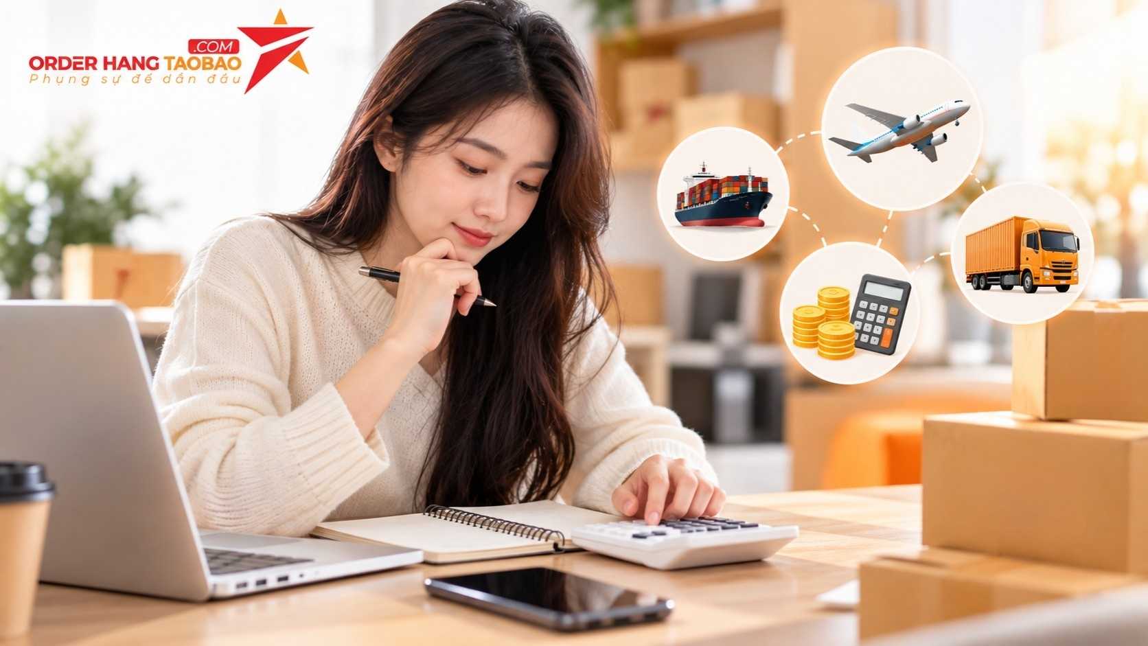 Kinh nghiệm mua hàng trên 1688 dành cho người mới 11 Tính tổng chi phí trước khi đặt hàng