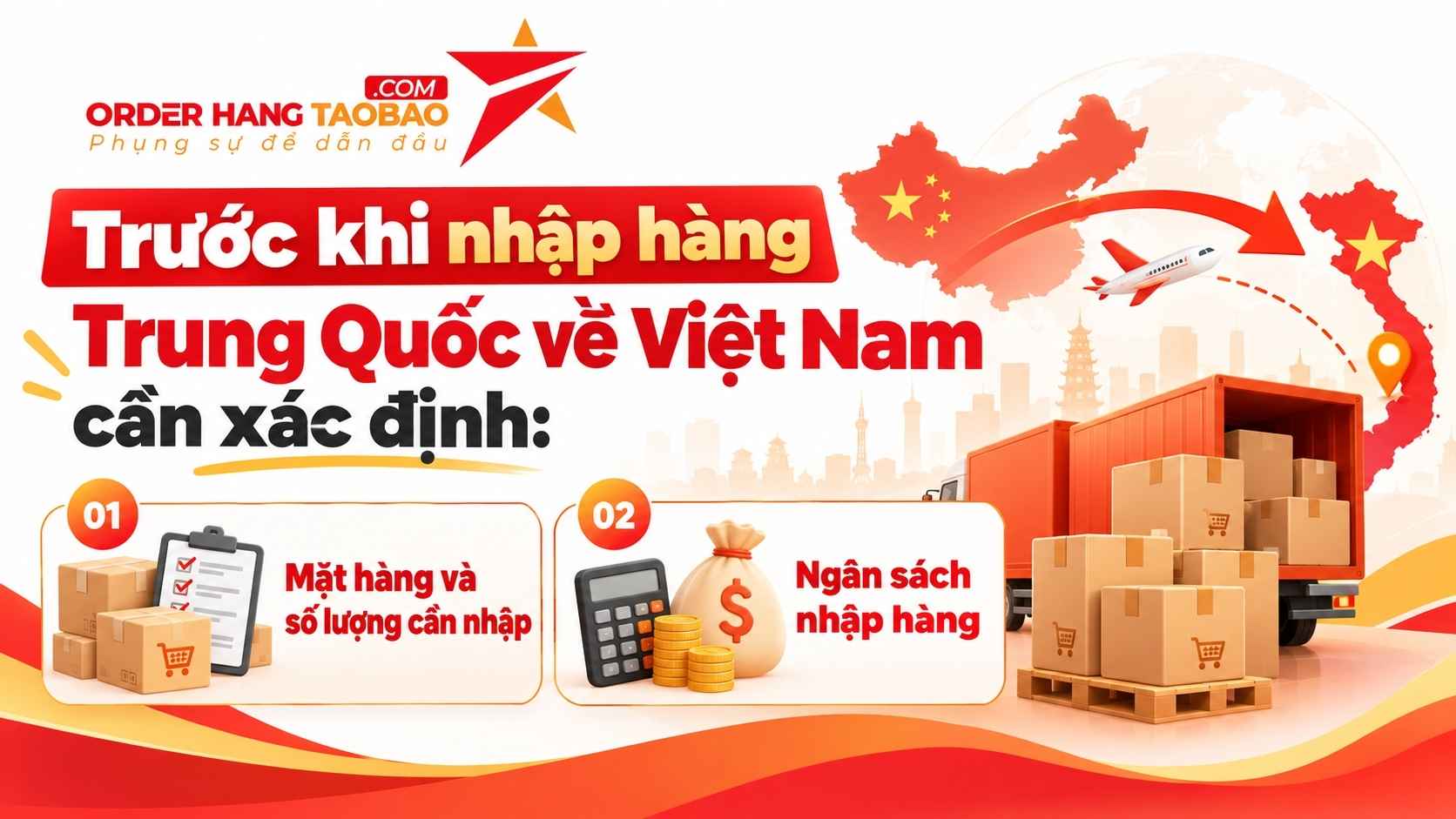 Nhập hàng Trung Quốc về Việt Nam cần chuẩn bị những gì? 4 Trước khi nhập hàng Trung Quốc về Việt Nam cần xác định những gì?